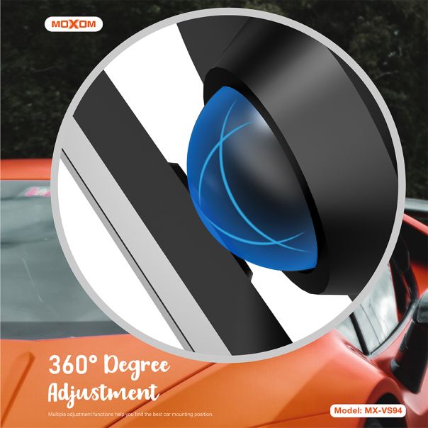 MOXOM Držač za mobilni telefon MX-VS94 magnet, crna - D2028