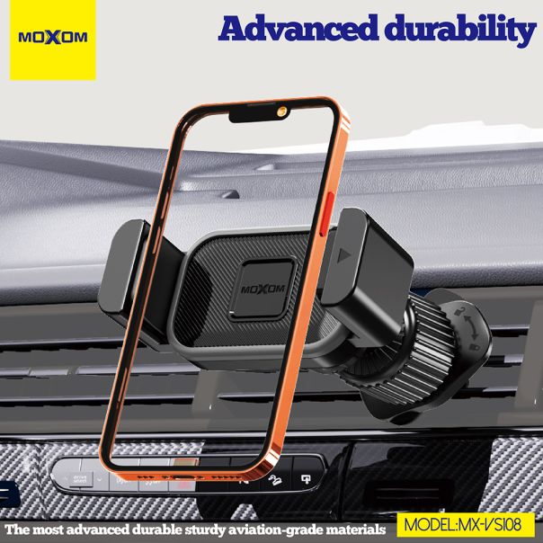 MOXOM Držač za mobilni telefon MX-VS108 ventilacija, crna - D2030