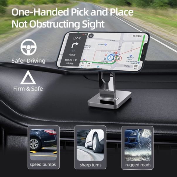 Držač za mobilni telefon AWEI X19, srebrna - D2047