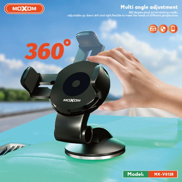 MOXOM Držač za mobilni telefon MX-VS128 gravitacioni, crna - D2055