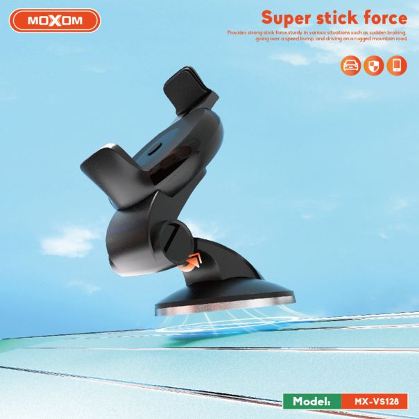 MOXOM Držač za mobilni telefon MX-VS128 gravitacioni, crna - D2055