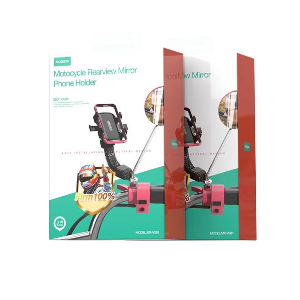 Držač za mobilni telefon MOXOM MX-VS81 za bicikl i motor crni - EP2940646