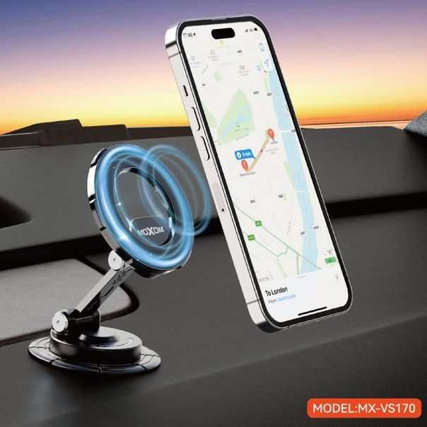 Držač za mobilni telefon Moxom MX-VS170 magnet i vakum crni - EP2939296