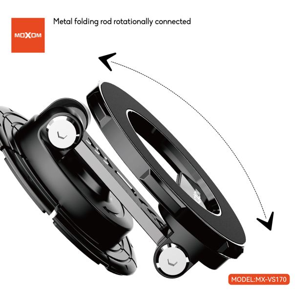 Držač za mobilni telefon Moxom MX-VS170 magnet i vakum crni - EP2939296