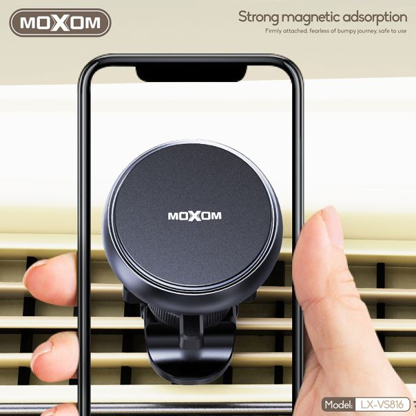 MOXOM Držač za mobilni telefon LX-VS816 ventilacija, crna - D2071