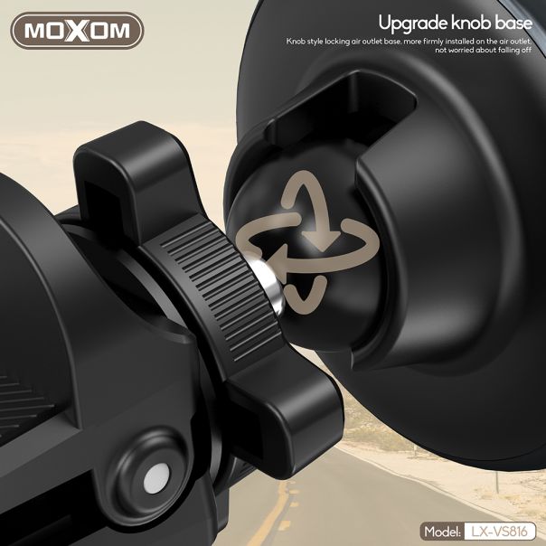 MOXOM Držač za mobilni telefon LX-VS816 ventilacija, crna - D2071