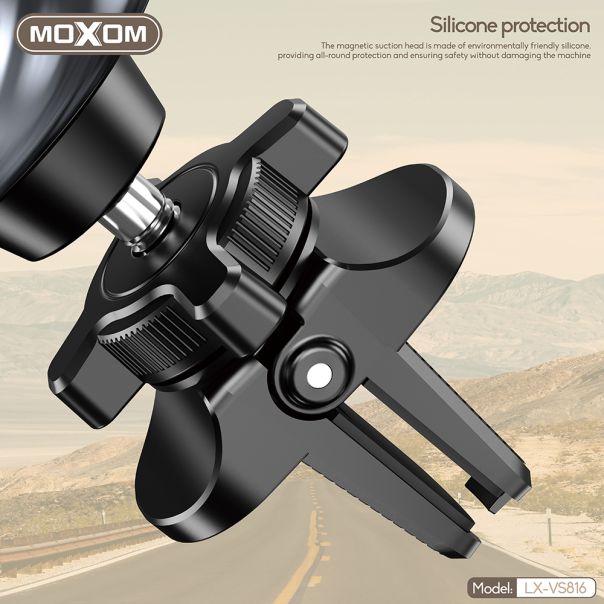 MOXOM Držač za mobilni telefon LX-VS816 ventilacija, crna - D2071