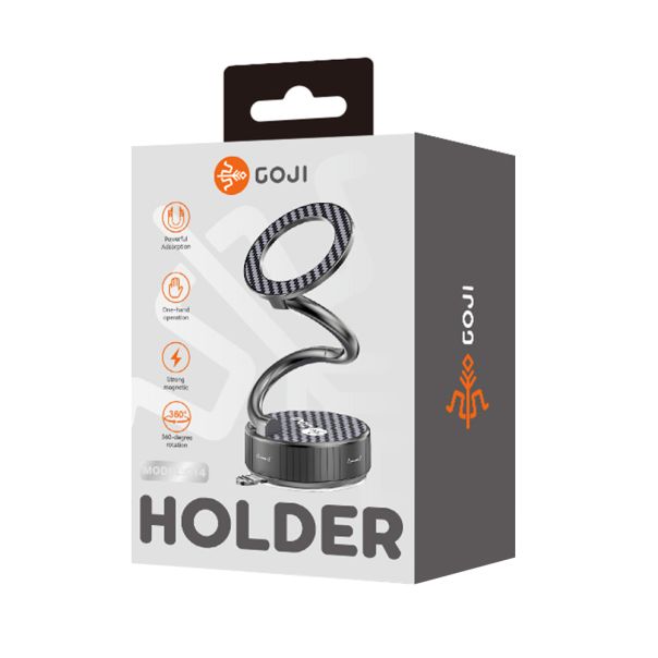 Držač za mobilni telefon Goji G14 magnet i vakum, crna - D2085