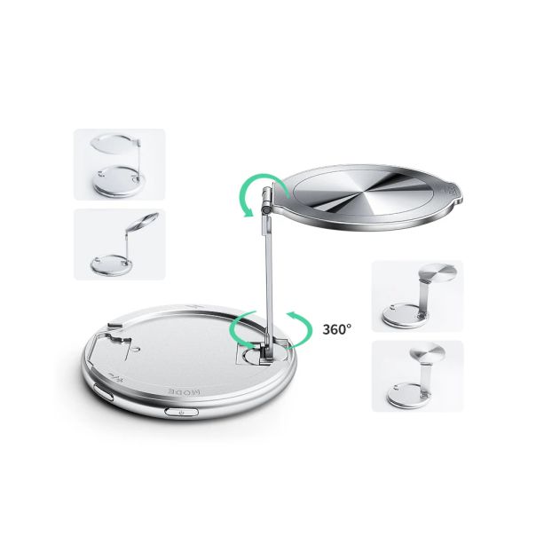 Držač magnetni Ring sa ogledalom za mobilni telefon, roza - D2089