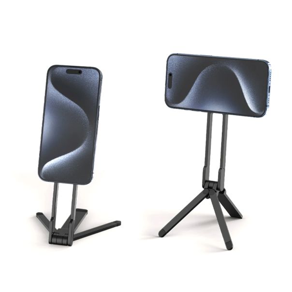 Držač aluminijumski za mobilni telefon sa magnetom, crna - D2091