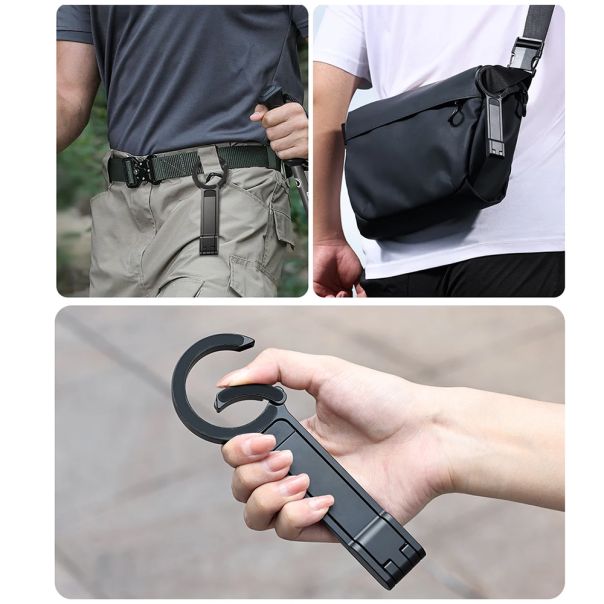 Držač aluminijumski za mobilni telefon sa magnetom, crna - D2091