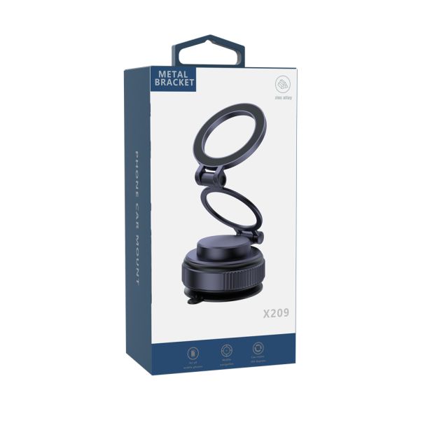 Držač za mobilni telefon OH-X209 magnet i vakum, narandžasta - D2094