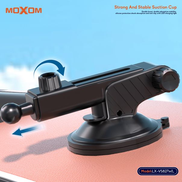 Drzac za mobilni telefon Moxom MX-VS827 WL wireless 15W crni - EP3166491