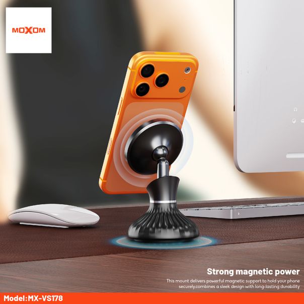Drzac za mobilni telefon Moxom MX-VS178 magnet i vakum crni - EP3159986