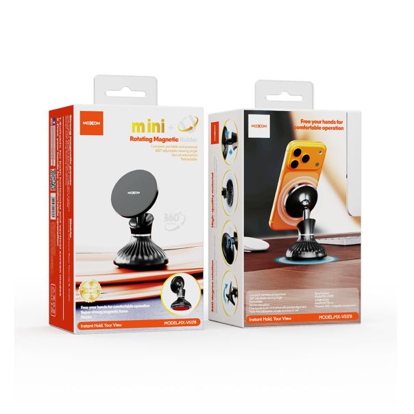 Drzac za mobilni telefon Moxom MX-VS178 magnet i vakum crni - EP3159986