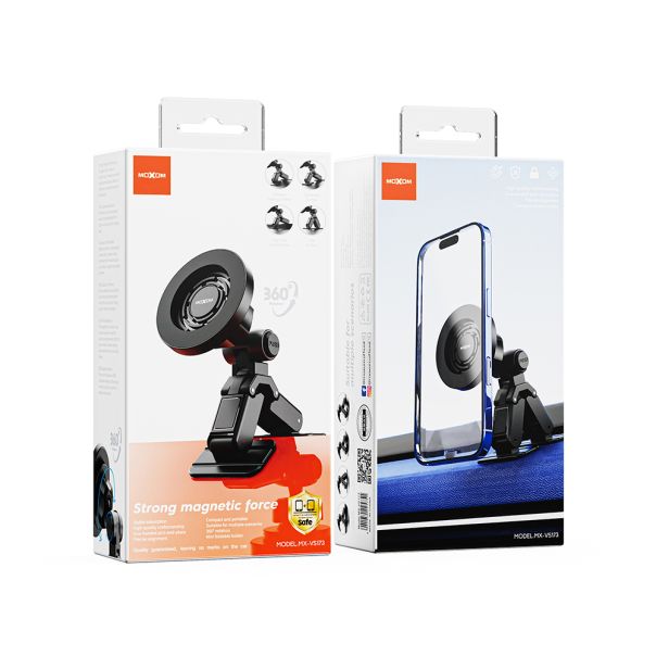 Drzac za mobilni telefon Moxom MX-VS173 magnet i vakum crni - EP3159983