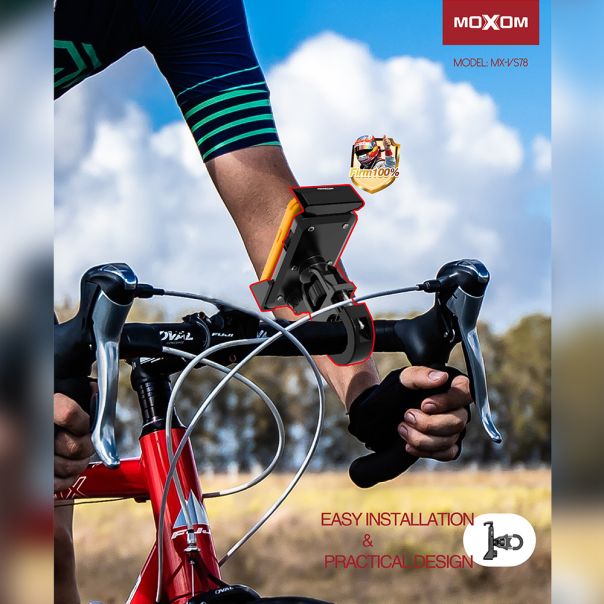 Držač za mobilni telefon MOXOM MX-VS78 za bicikl i motor crni - EP3024979