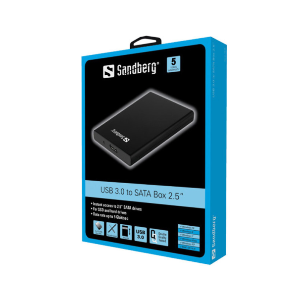 HDD Rack Sandberg 2.5 USB3.0 133-89 - D25524