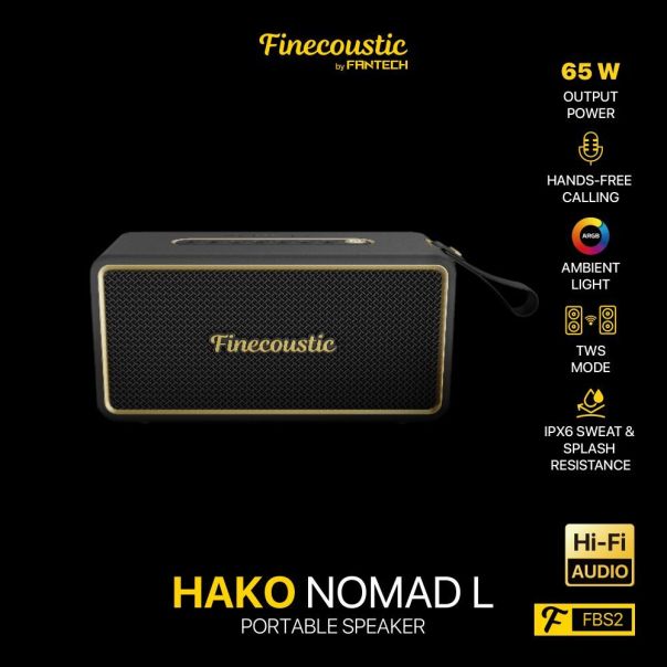 Fantech Bluetooth zvucnik FBS2 Hako Nomad crni - EP3199325