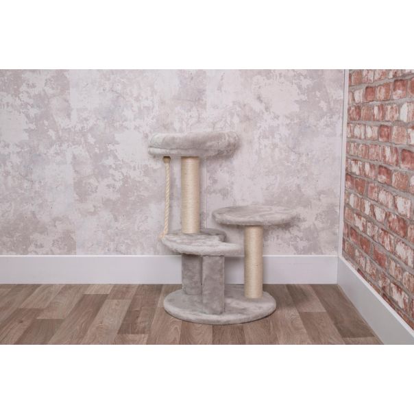 PET COMFORT Stub za grebanje za mačke sivi 40 × 40 × 62 cm - EP3151008
