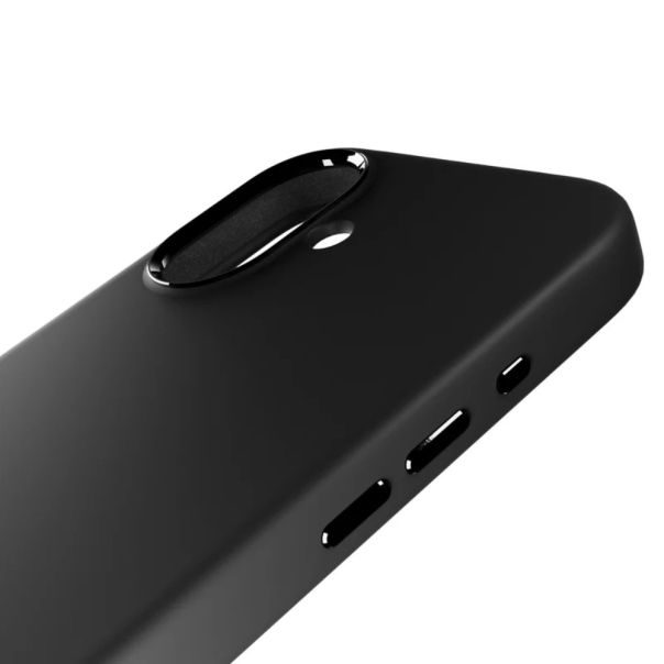 PURO Silikonska maska za iPhone 16 Pro, crna - 16100048