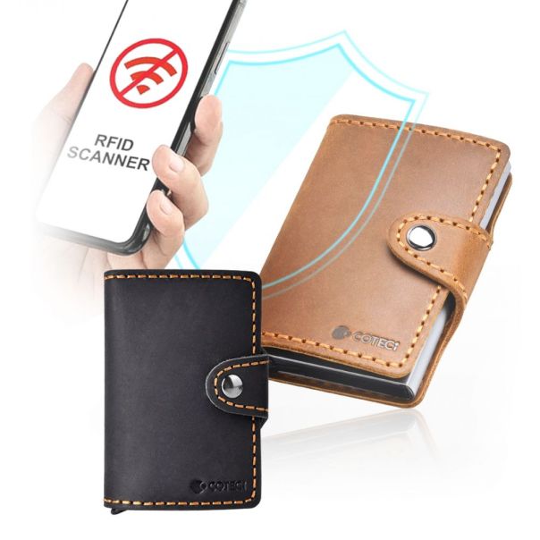 Novcanik Coteci Luxury Series + Anti-theft OT-014 crni - EP3177348