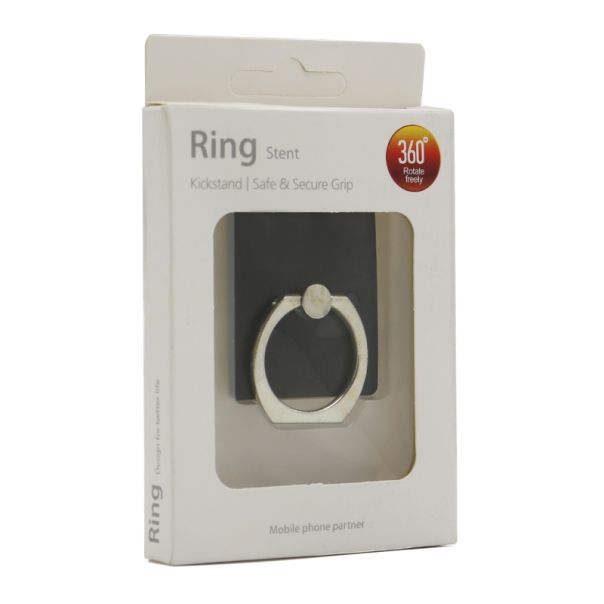 Držač RING STENT za mobilni telefon, crna - D436