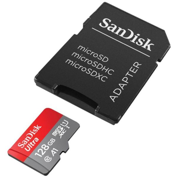 SANDISK Micro SDXC 128GB Ultra, SDSQUAB-128G-GN6MA sa adapterom - 0001289171