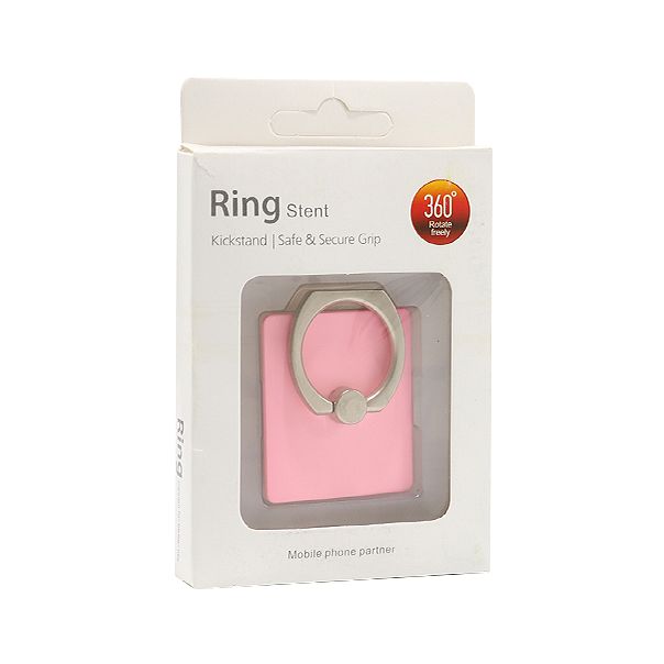 Držač RING STENT za mobilni telefon, roza - D512