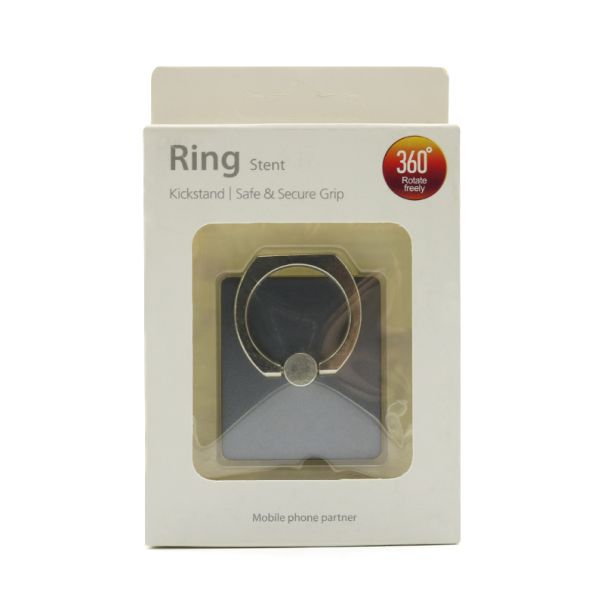 Držač RING STENT za mobilni telefon, siva - D557