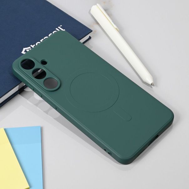 Maska za Samsung S731B Galaxy S25 FE tamno zelena Teracell Giulietta Magsafe - 223438