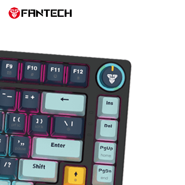 FANTECH Gejmerska mehanicka tastatura MK875V2 Atom81 Mizu Navy rosie switch - EP2856240