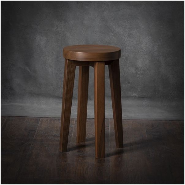 MEDA FURNITURE Orahov krug – pomoćni stočić - StoKrug45