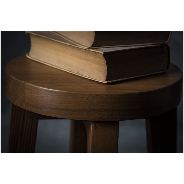 MEDA FURNITURE Orahov krug – pomoćni stočić - StoKrug45