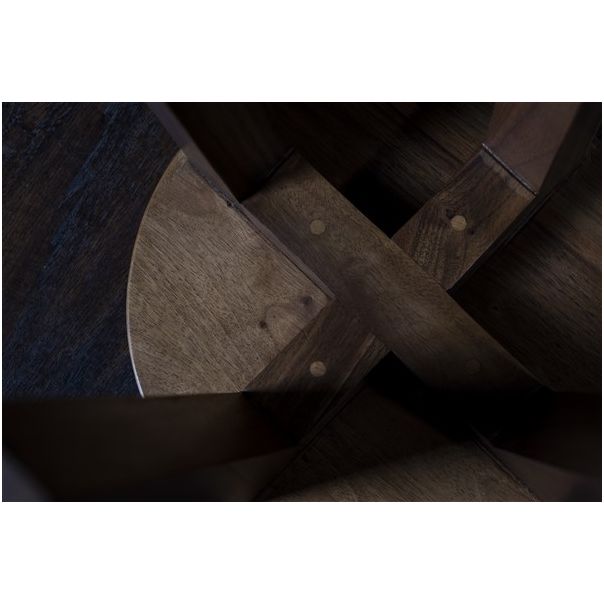 MEDA FURNITURE Orahov krug – pomoćni stočić - StoKrug45