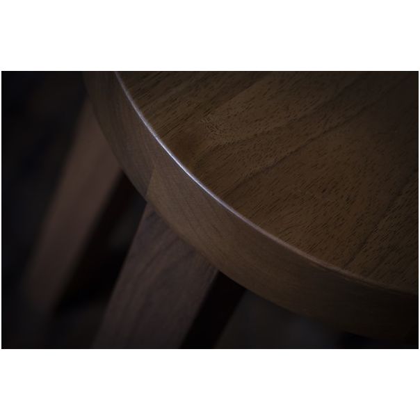 MEDA FURNITURE Orahov krug – pomoćni stočić - StoKrug45