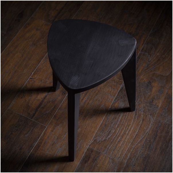 MEDA FURNITURE Hoklica Sumi crna –  45 cm - CrnaM45rav