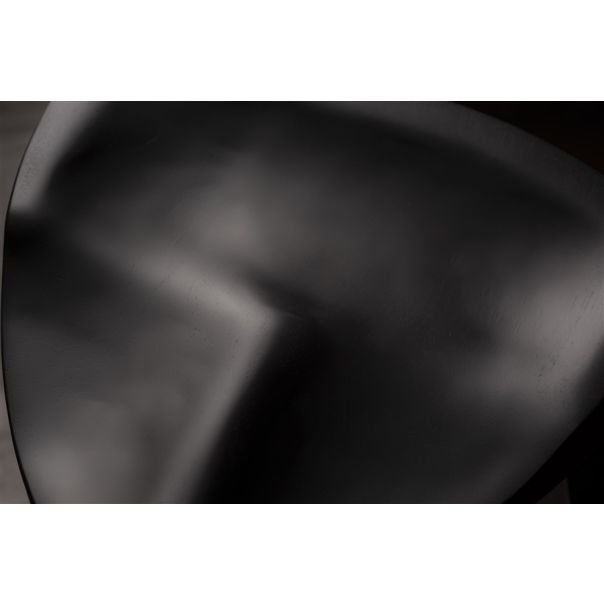 MEDA FURNITURE Drvena Barska stolica crna - CrnTerBar35