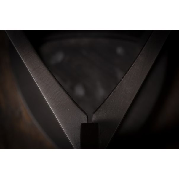 MEDA FURNITURE Drvena Barska stolica crna - CrnTerBar35