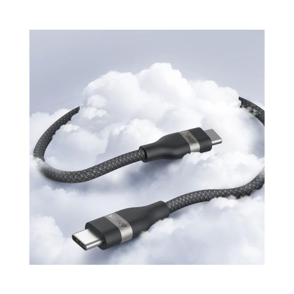 ANKER USB tip-C kabl M/M 0.9m, za Super brzo punjenje 240W/480Mbps, pleteni, crni - EP3262835