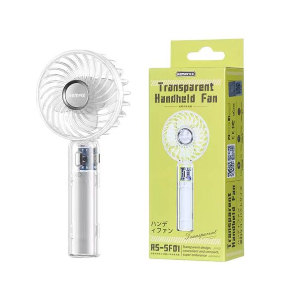 Rucni ventilator REMAX RS-SF01 transparent - 221107
