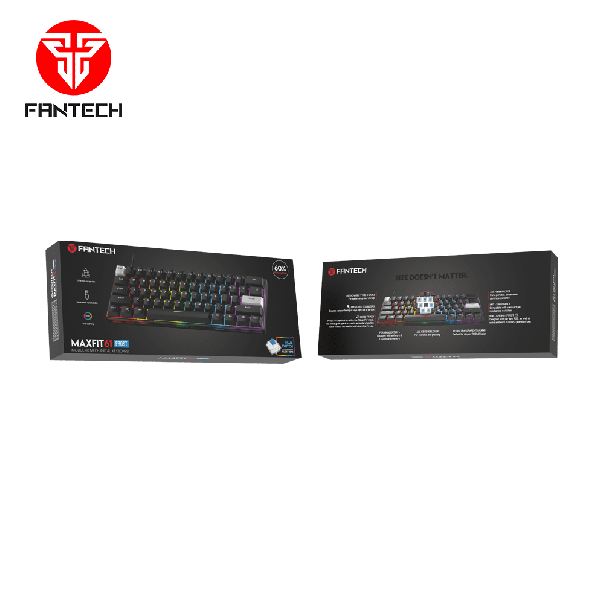 FANTECH Gejmerska mehanička tastatura MK857 MAXFIT61 FROST CRNA (PLAVI SWITCH) - 204519