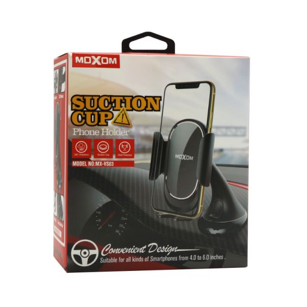 MOXOM Držač za mobilni telefon MX-VS03, crna - D871