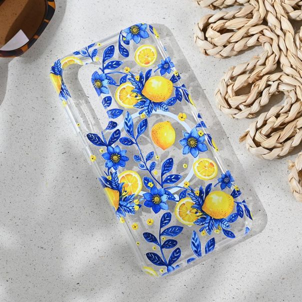 Maska za Samsung S911B Galaxy S23 Mediteran Lemon Print Magsafe - 8020871