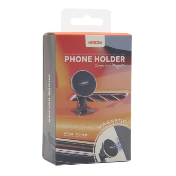 MOXOM Držač za mobilni telefon MX-VS35 Magnetic stoni, crna - D991