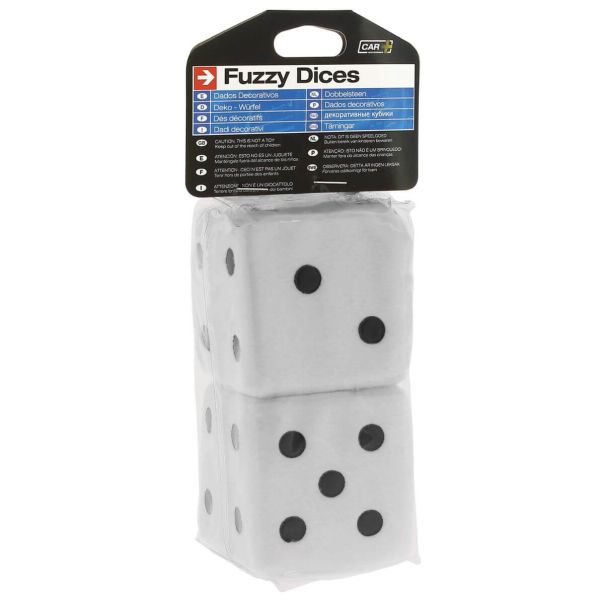 SUMEX Privezak kockice belo-crne - DADOS10