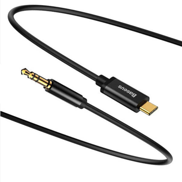 Audio kabel Baseus Yiven Type-C na Audio (3.5) kabel M0 1.2m crni - CAM01-01