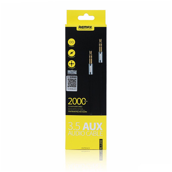 Audio kabel Remax AUX 3,5mm RM-L200 crveni 2m - 017096