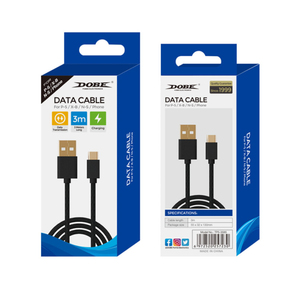 Data kabel za PS5 konzolu DOBE TP5-3585 3m - 616759