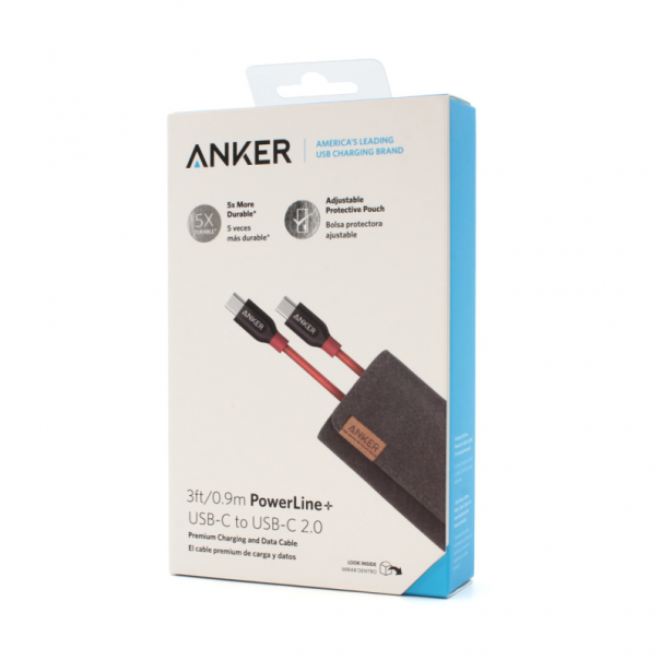 Data kabl ANKER A8187 PD crveni 0.9m - 79092